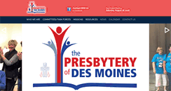 Desktop Screenshot of dmpresbytery.org